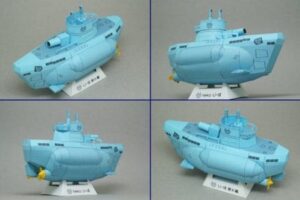 u7c - Germany U-Boat VIIC Chibi Paper Craft