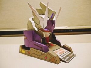 GBFT Denial Gundam Head Base - Denial Gundam Head Base Papercraft