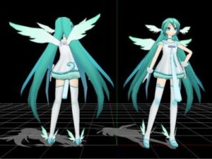 electric angel miku by springmiku d579zbp - Electric Angel Hatsune Miku Paper craft