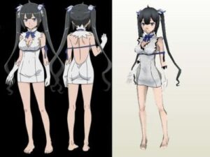 hestia 1 - Hestia anime Paper Craft