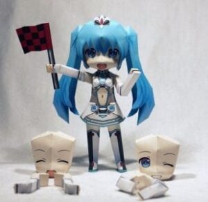 mikurace - Racing Miku 2012 Paper craft