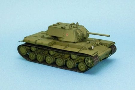 Russian KV-1 Tank Paper craft