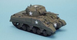 021 - WW2 M4 Sherman tank paper craft