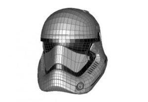 Star Wars The Force Awakens Stormtrooper Helmet V3 Papercraft - Stormtrooper Helmet paper craft