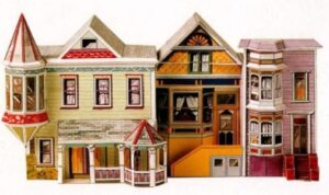 ce - Three Victorian House Paper craft