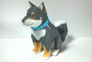 photo - Chobi dog Papercraft