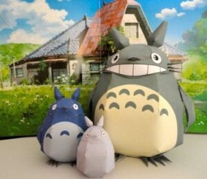 totoro papercrafts - Totoro's Family paper craft