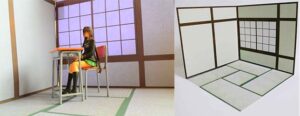 jpnsroom - Japan Room Background Paper craft