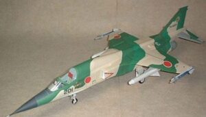 uikj - Mitsubishi F-1 Jet paper craft