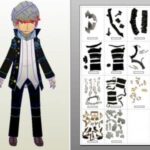 yuu - Persona 4 Yu Narukami paper craft