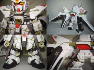 zaft - SD WHITE STRIKE FREEDOM Gundam paper craft