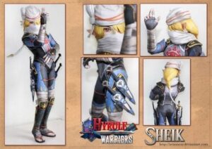 hyrule warriors sheik - Hyrule Warriors Sheik Papercraft