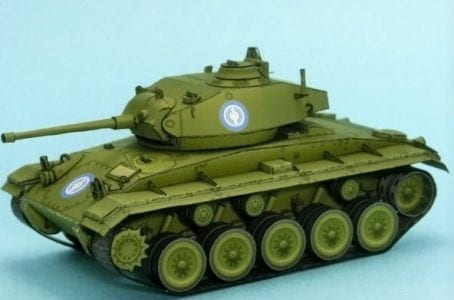 m24 chafee - M24 Chaffee Tank Paper craft