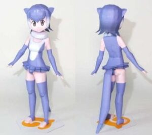 ketsumo - Kotsume Kawauso Kemono Friends paper craft