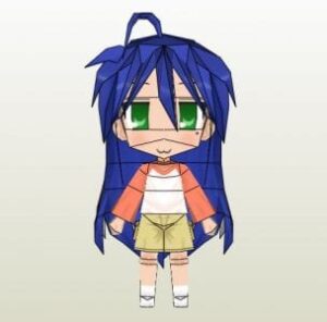 konata chan - Chibi Konata Lucky Star Paper craft