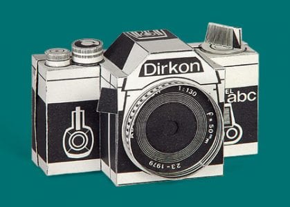 Dirkon Paper Camera Paper craft