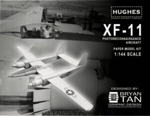 kdEuyXO - Hughes XF-11 Plane Paper craft