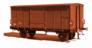 BDZ 0001 - Train Wagon Paper craft