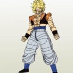 gogeta papercraft - Gogeta Paper craft