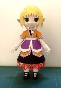 Mizuhashi Parsee Touhou Project Paper craft