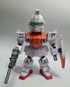SD RGM-79 [G] Gundam Paper craft