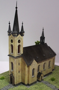 church nebusice - Roman Catholic Church St. Cyril and Methodius Paper craft