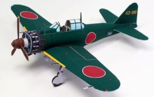 zero - Mitsubishi A6M Zero Plane Paper craft