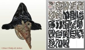 bloodborne papercraft wearable beak mask by eutytoalba dc3nhlj - Bloodborne Beak Mask Paper craft