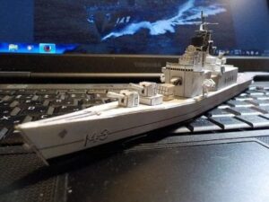 DSCN8158 - JS Kurama (DDH-144) Battleship paper craft