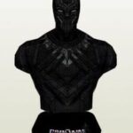 bust - Black Panther Bust Paper craft