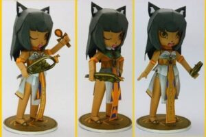 bast - Chibi Bast Paper craft