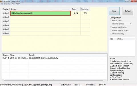 Amlogic usb burning tool 3.2