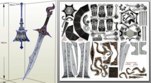 bloodborne papercraft chime maiden bell dagger by eutytoalba dc456j6 - Bloodborne Chime Maiden Bell+Dagger Paper craft