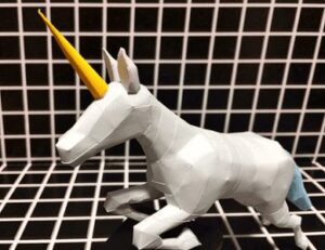 unicorn paper craft - Unicorn / Horse Paper craft