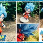 chibi goku - Chibi Goku SSJ Blue Paper craft