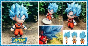 chibi goku - Chibi Goku SSJ Blue Paper craft