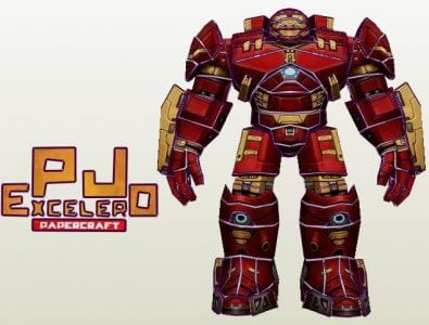 Iron Man Hulkbuster Paper craft