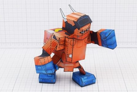 Chibi Nintendo Labo Robot Paper craft