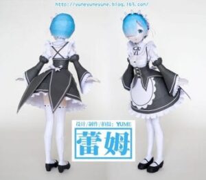 TB2M - Re: Zero Rem Paper craft