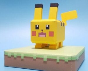 pikachu - Pokemon Quest Pikachu Paper craft