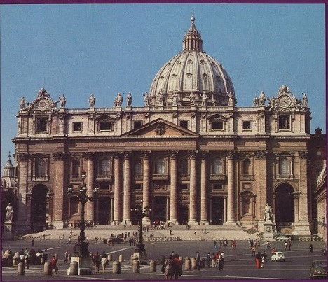 ctd - St. Peters Basilica Vatican Paper craft
