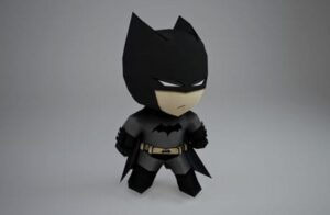 chibi batman - Chibi Batman Paper craft