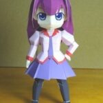 Yuri Nakamura - Chibi Senjougahara Hitagi Paper craft