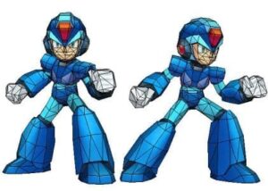 mega man x - Mega Man X Paper craft