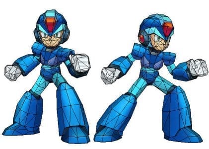 Mega Man X Paper craft