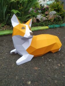 IMG 20190723 181433 - Corgi Paper craft