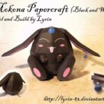 black mokona - Mokona Modoki Paper craft