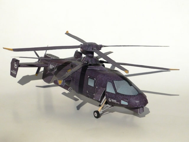 Sikorsky S-97 Raider Helicopter Paper craft