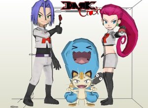 teamrocket - Pokemon Team Rocket Paper craft