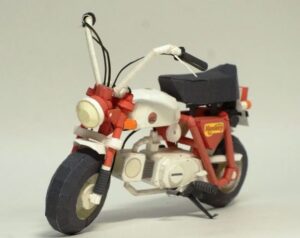 Z50 05 papercraft3 - Honda Z50A Monkey Bike Paper craft